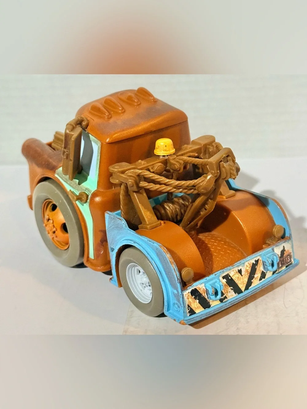 Disney Pixar Cars Tow Mater Pull Back Truck Reverse ⭐️Pre-Used Fair⭐️